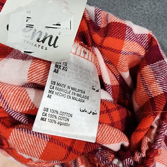 Jenni Pajama Set Lounge Wear Long Sleeve Top Flannel Jogger Style Bottoms XL - Picture 8 of 13